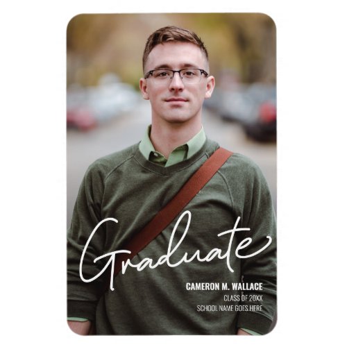 Class of 2024 Graduation Photo Announcement Magnet