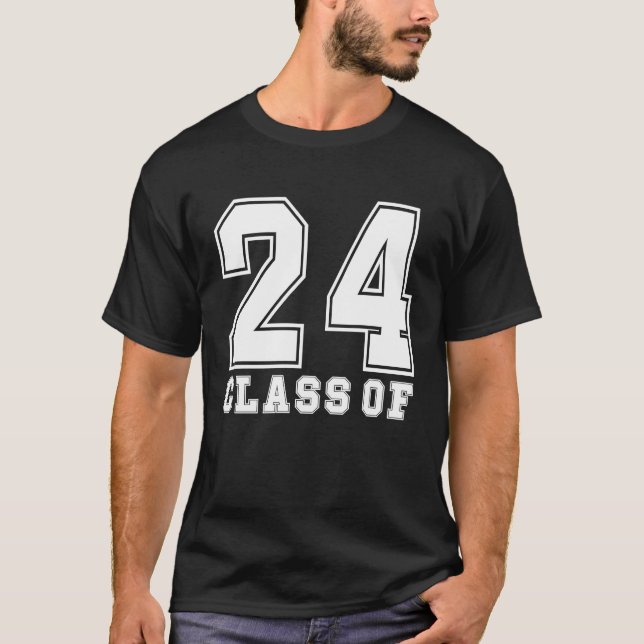 Class of 2024 Graduation Senior 2024 Graduate Scho T-Shirt (Front)