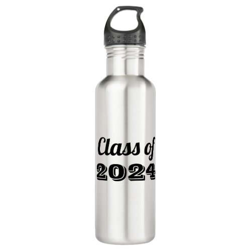 Class Of 2024 Graduation Stainless Steel Water Bottle