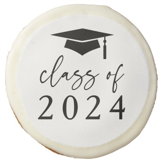 Class of 2024 Graduation Sugar Cookie (Front)