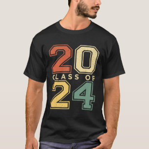 Class of 2024 Grow With Me First Day School Gradu T-Shirt