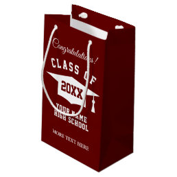 Class of 2024 high school color graduate gift bags