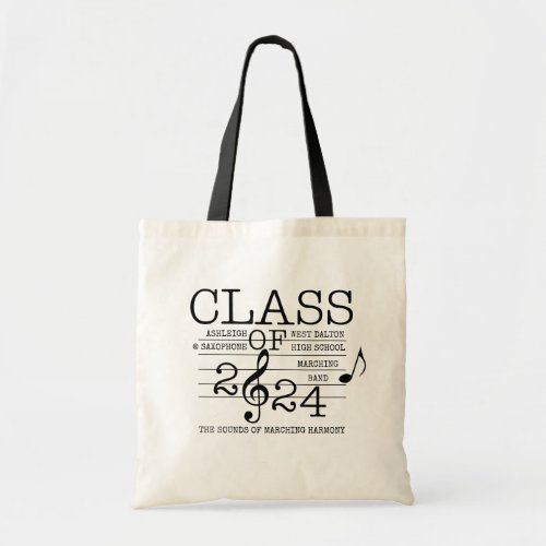 Class of 2024 Marching Band Tote Bag