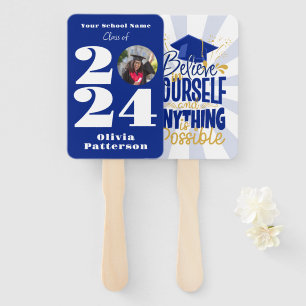 Class of 2024 Photo Personalized Hand Fan