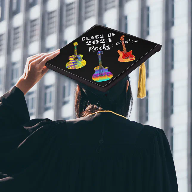 Graduation Hat Rocks Class of 2024 Rocks Graduation Cap Topper | Zazzle