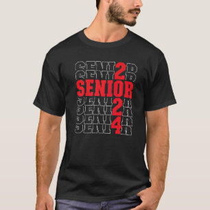 Class Of 2024 Senior 2024 Graduation Or First Day T-Shirt