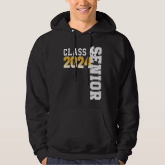 Class of 2024 Senior 24 High School Graduation Hoodie