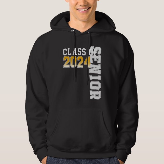 Class of 2024 Senior 24 High School Graduation Hoodie (Front)