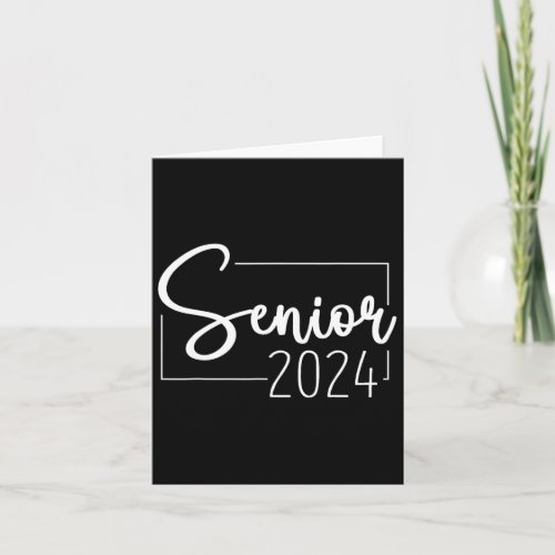 Class Of 2024 Senior Graduation Tee Vintage Gradua Card