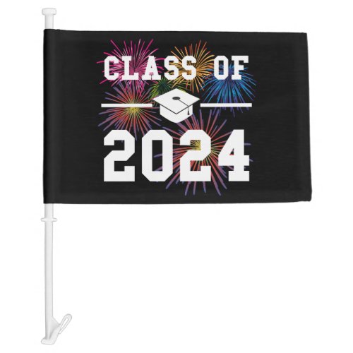 Class Of 2024 Senior Year Car Flag