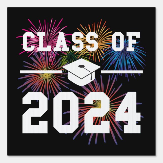 Class Of 2024 Senior Year Sign (Front)