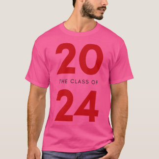 Class Of 2024 Simple Typography 2024 Design for Cl T-Shirt