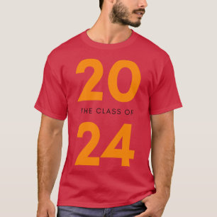 Class Of 2024 Simple Typography 2024 Design for Cl T-Shirt