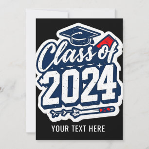 Class Of 2024 Students And Teachers Graduation Invitation