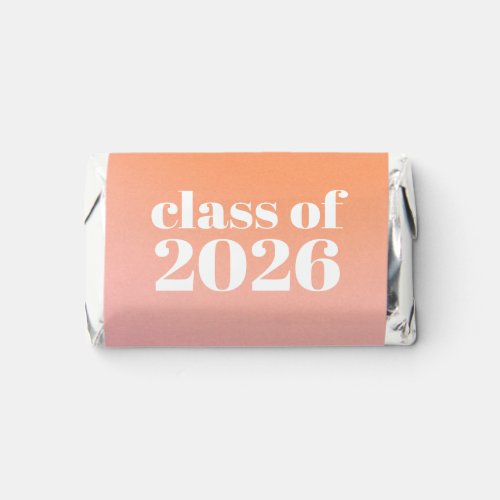 Class of 2024 Trendy Colorful Gradient Custom  Hersheys Miniatures