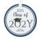 Class of 2025 2026 Navy Blue Graduation Photo