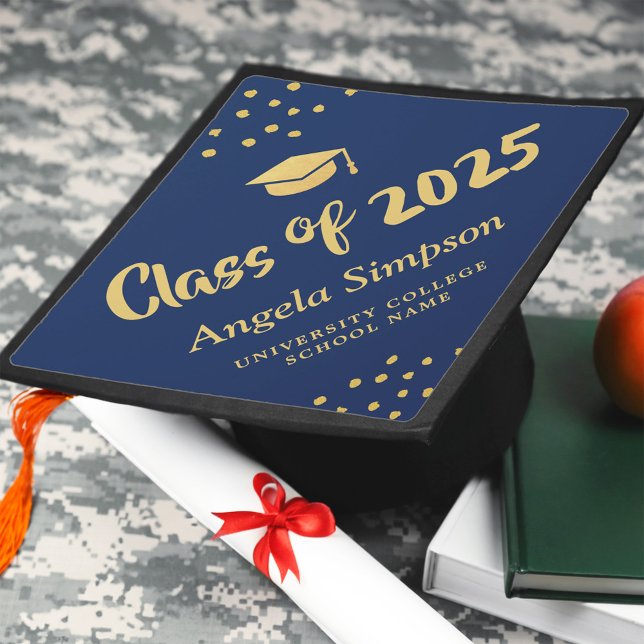 Class of 2025 Academic Achievement Celebration Graduation Cap Topper (Creator Uploaded)