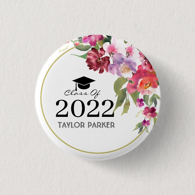class of 2025, class of 2026 graduation  button (Front)