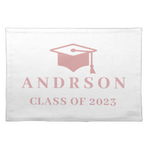 class of 2025, class of 2026 graduation cloth placemat