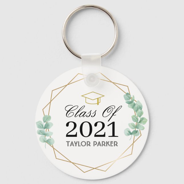 class of 2025, class of 2026 graduation  keychain (Front)