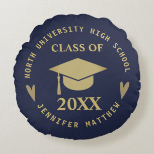 class of 2025, class of 2026 graduation round pillow