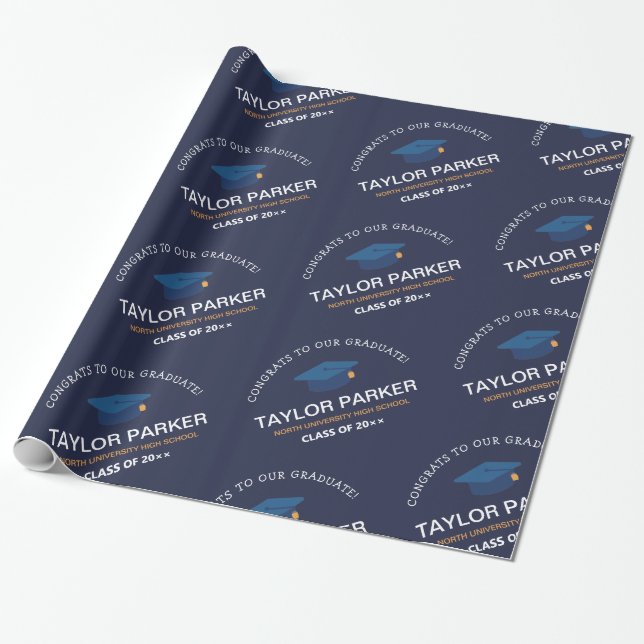 class of 2025, class of 2026 graduation  wrapping paper (Unrolled)