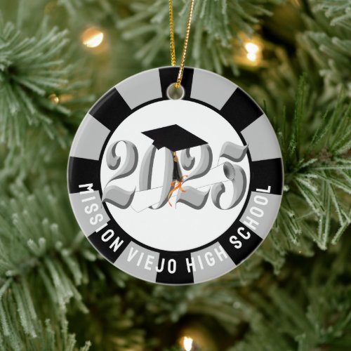 Class of 2025 Custom Photo Graduation Ceramic Ornament