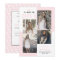 Class of 2025 four photos blush pink graduation