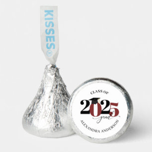 Class of 2025 Graduate Modern Tyopgraphy Hershey®'s Kisses®