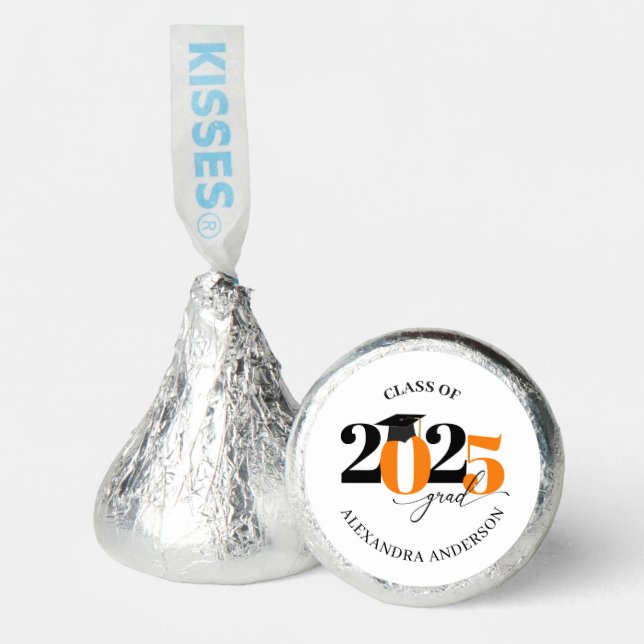 Class of 2025 Graduate Modern Tyopgraphy Hershey®'s Kisses® (Front)