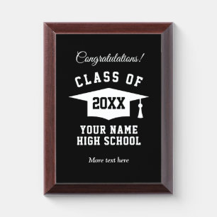 Class of 2025 graduation award plaques for student