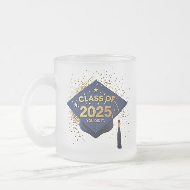 Class of 2025 Graduation Cap Mug  (Left)