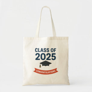 Class of 2025 Graduation Congratulations Gift Tote Bag