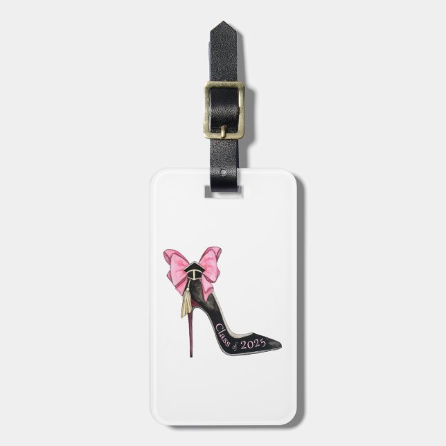 Class of 2025 Graduation Gift Luggage Tag (Front Vertical)