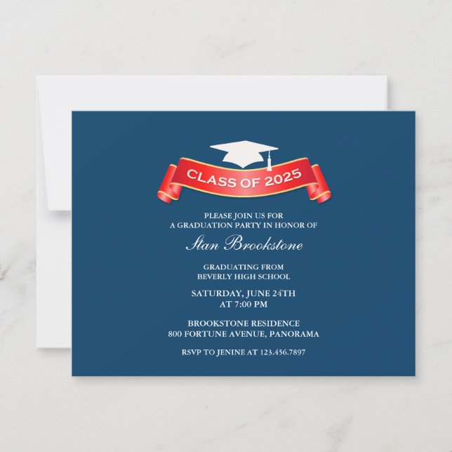 Class of 2025 Graduation Invitation (Front)
