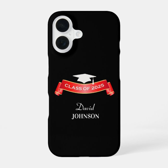 Class of 2025 Graduation Iphone Case (Back)