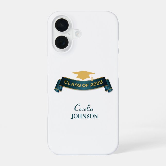 Class of 2025 Graduation Iphone Case (Back)
