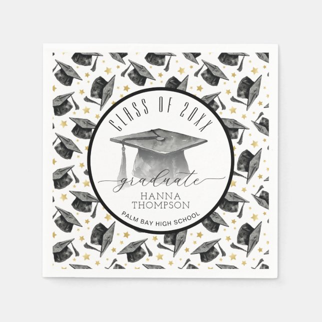 Class of 2025 Graduation Party Napkins | Graduate  (Front)