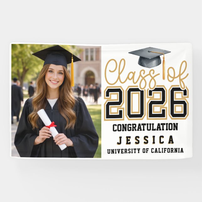 Class of 2025 Graduation Personalized  Banner (Horizontal)