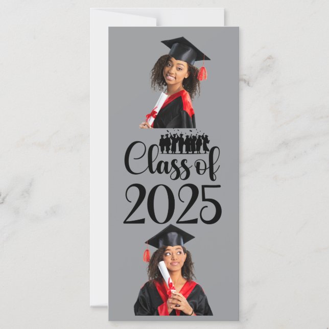 Class of 2025 Graduation Personalized Magnetic Invitation (Front)