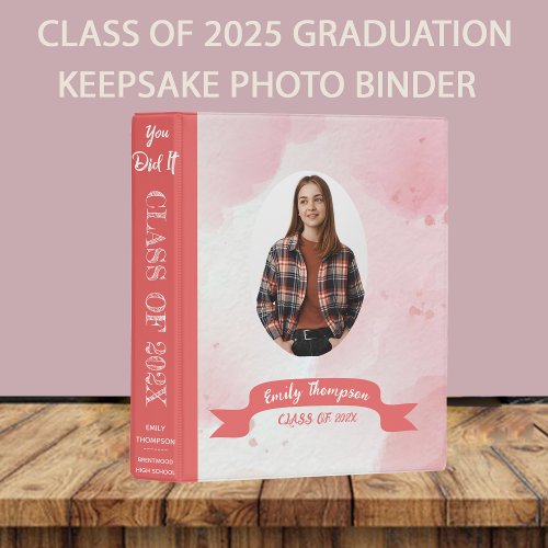 Class Of 2025 Graduation Photo Memories Keepsake
