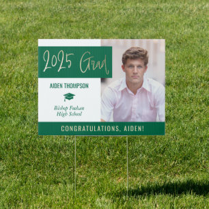 Class of 2025 Graduation Photo Yard Sign