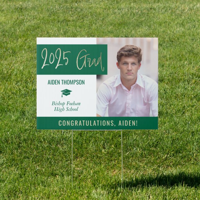 Class of 2025 Graduation Photo Yard Sign (Insitu)