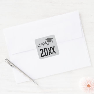 Class of 2025 Graduation Square Sticker