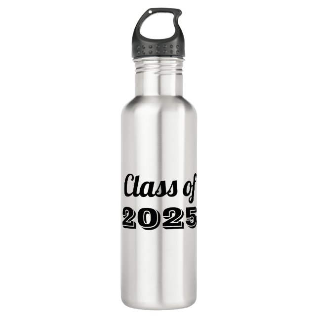 Class Of 2025 Graduation Stainless Steel Water Bottle (Front)