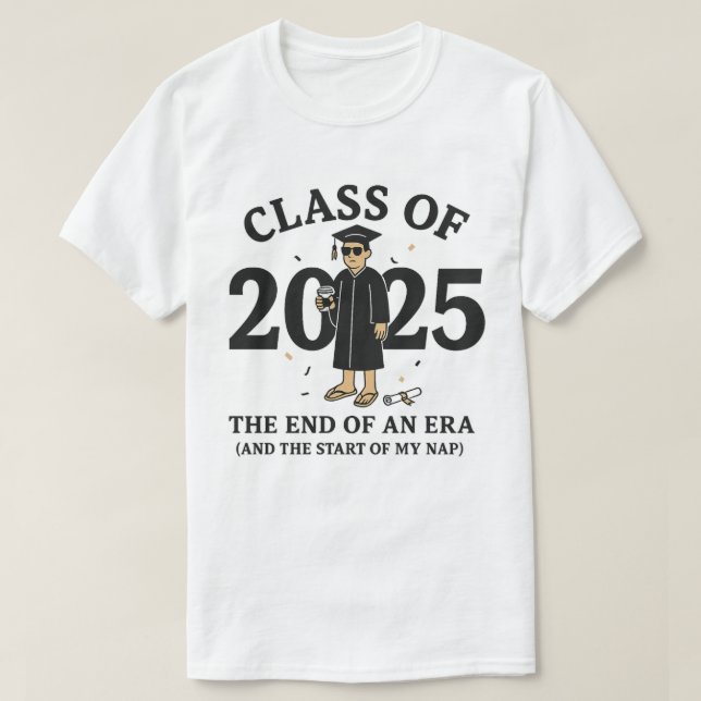 Class of 2025 Graduation  T-Shirt (Design Front)