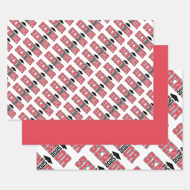 Class of 2025 Graduation Wrapping Paper Sheets (Set)