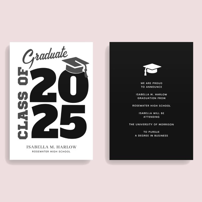 Class of 2025 High School Graduation Announcement (Creator Uploaded)