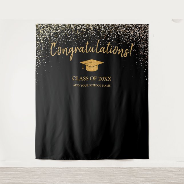 Class of 2025 High School Graduation Backdrop (Front)