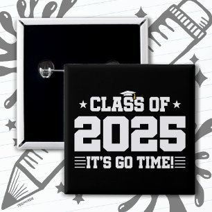 Class of 2025 High School Graduation Senior 2025 Button